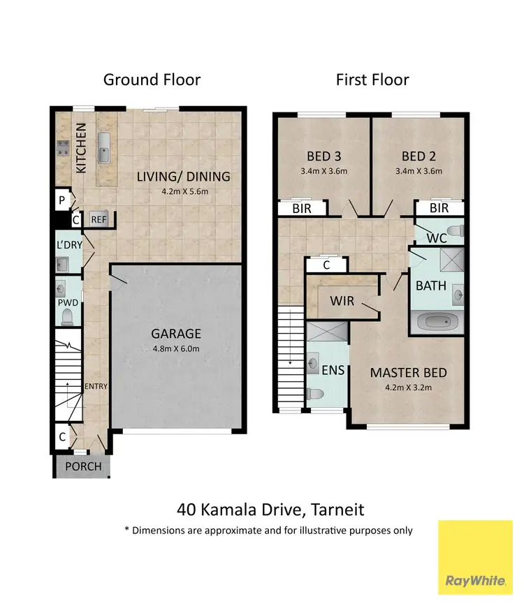 Floorplan of Homely house listing, 40 Kamala Drive, Tarneit VIC 3029