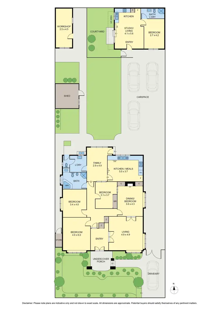 Floorplan of Homely house listing, 121 Edward Street, Brunswick VIC 3056