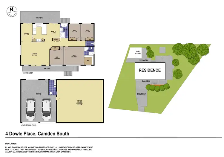 Floorplan of Homely house listing, 4 Dowle Place, Camden South NSW 2570