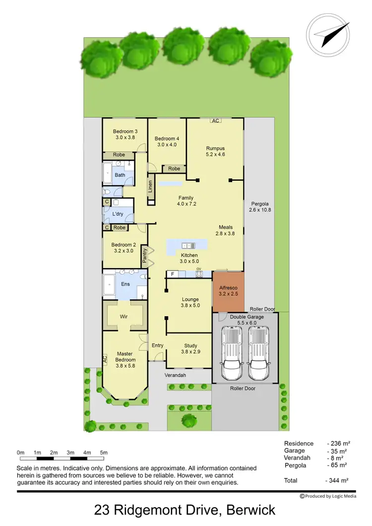 Floorplan of Homely house listing, 23 Ridgemont Drive, Berwick VIC 3806