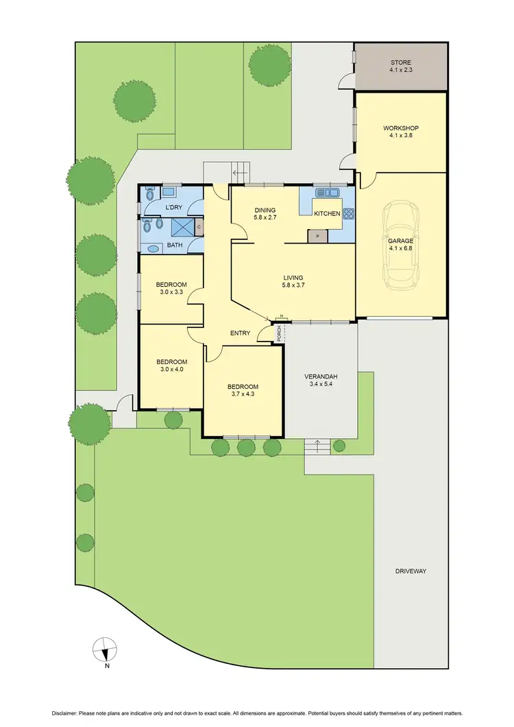 Floorplan of Homely house listing, 7A Farview Street, Glenroy VIC 3046