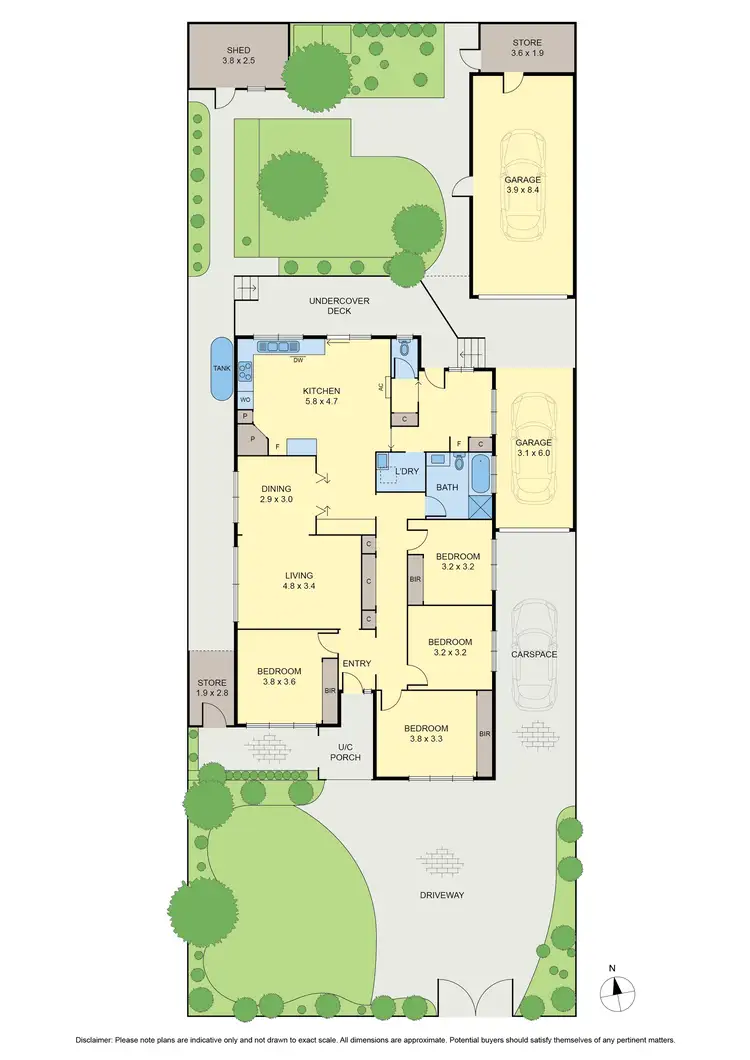 Floorplan of Homely house listing, 60 Anderson Road, Fawkner VIC 3060