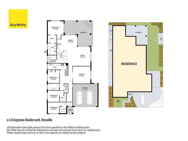 Floorplan of Homely house listing, 9 Livingston Boulevard, Benalla VIC 3672