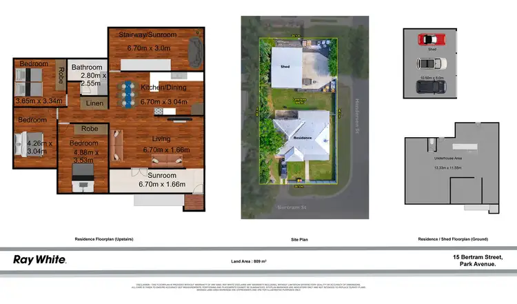 Floorplan of Homely house listing, 15 Bertram Street, Park Avenue QLD 4701