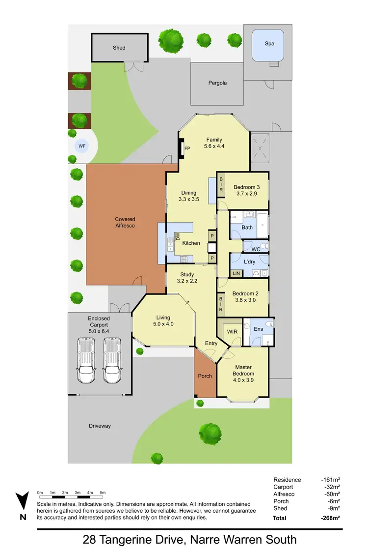Floorplan of Homely house listing, 28 Tangerine Drive, Narre Warren South VIC 3805
