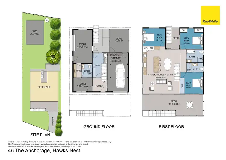 Floorplan of Homely house listing, 46 The Anchorage, Hawks Nest NSW 2324