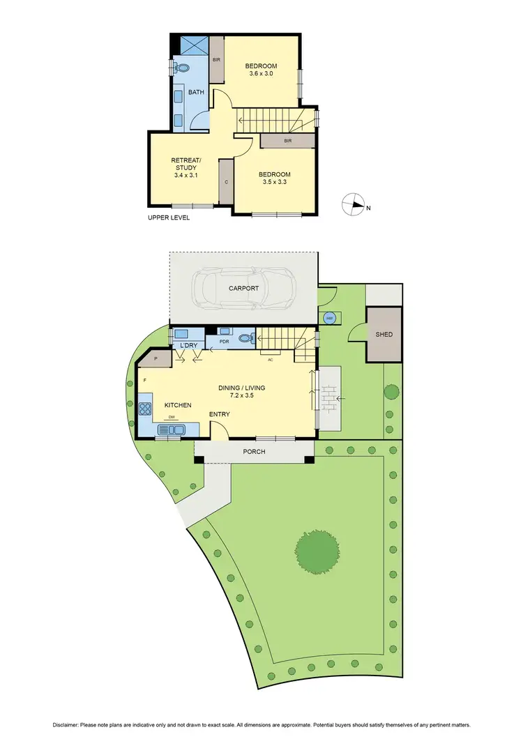 Floorplan of Homely townhouse listing, 1/5 Bessell Court, Jacana VIC 3047