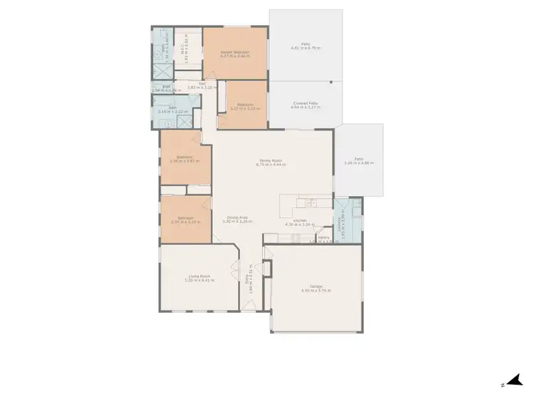 Floorplan of Homely house listing, 10 Blue Gums Drive, Emerald QLD 4720