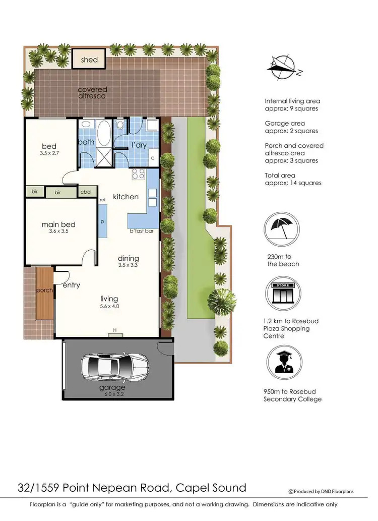 Floorplan of Homely house listing, 32/1559 Point Nepean Road, Capel Sound VIC 3940