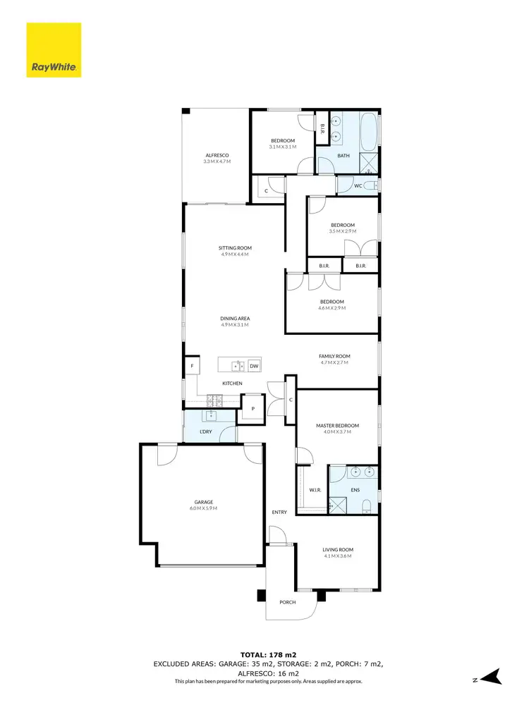 Floorplan of Homely house listing, 8 Baloo Walk, Werribee VIC 3030