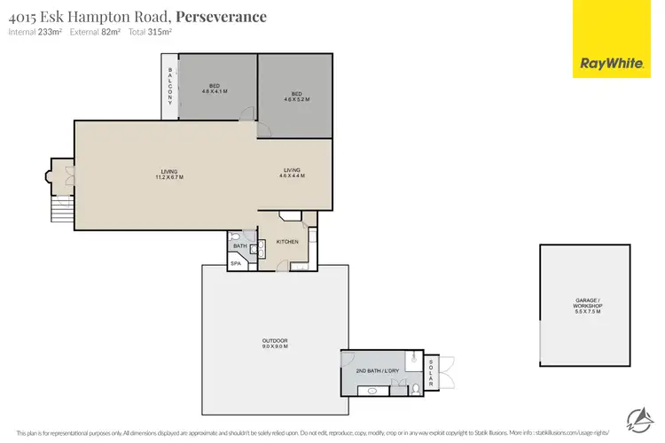 Floorplan of Homely rural property listing, "The Church House" 4015 Esk Hampton Road, Perseverance QLD 4352