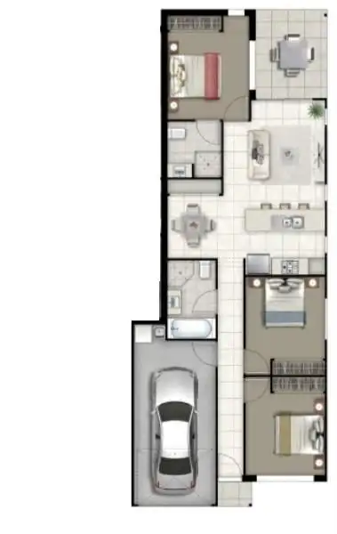 Floorplan of Homely house listing, 1/13 Juniper Court, Brassall QLD 4305