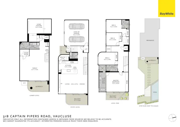 Floorplan of Homely house listing, 31B Captain Pipers Road, Vaucluse NSW 2030