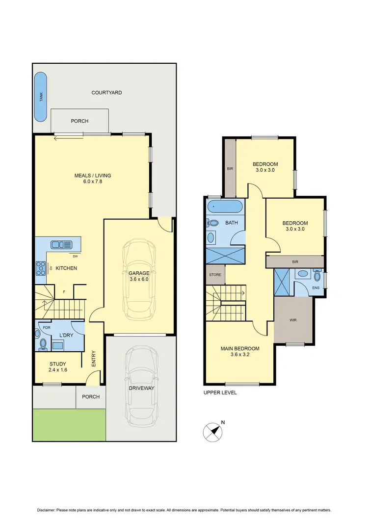 Floorplan of Homely townhouse listing, 41 Sorrento Street, Broadmeadows VIC 3047