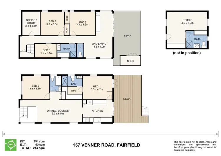 Floorplan of Homely house listing, 157 Venner Road, Fairfield QLD 4103