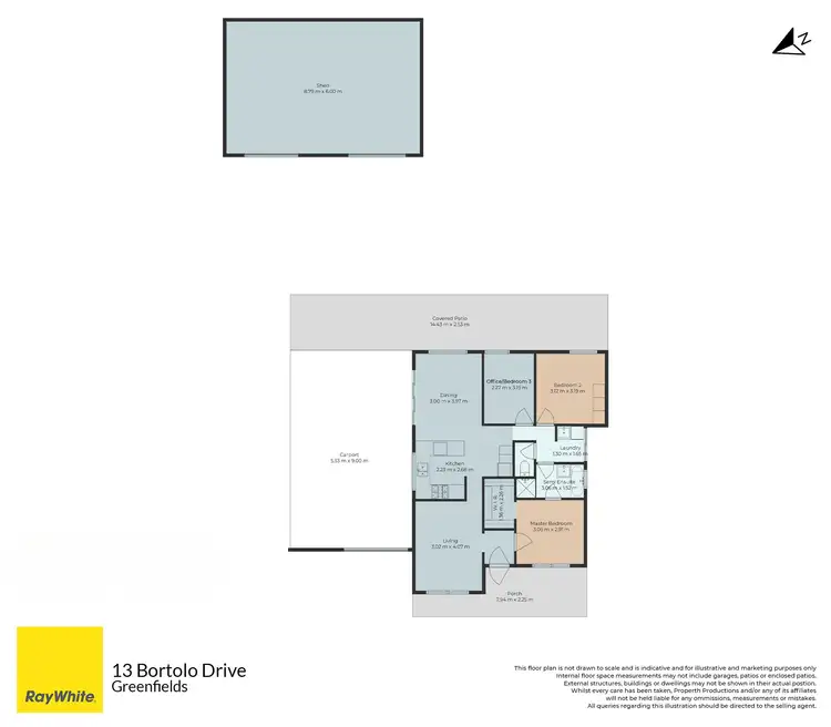 Floorplan of Homely house listing, 13 Bortolo Drive, Greenfields WA 6210