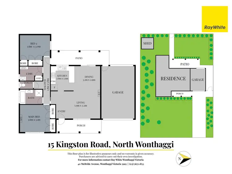 Floorplan of Homely townhouse listing, 15 Kingston Road, North Wonthaggi VIC 3995