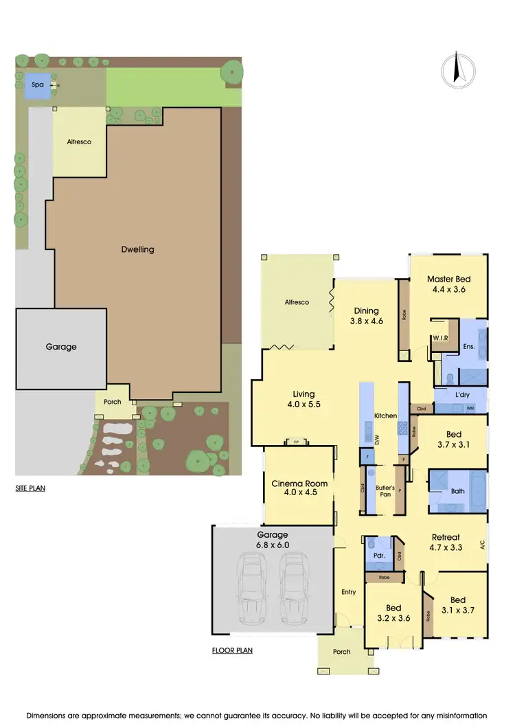 Floorplan of Homely house listing, 10 Silver Tree Way, Wollert VIC 3750