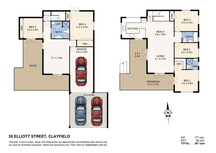Floorplan of Homely house listing, 35 Elliott Street, Clayfield QLD 4011