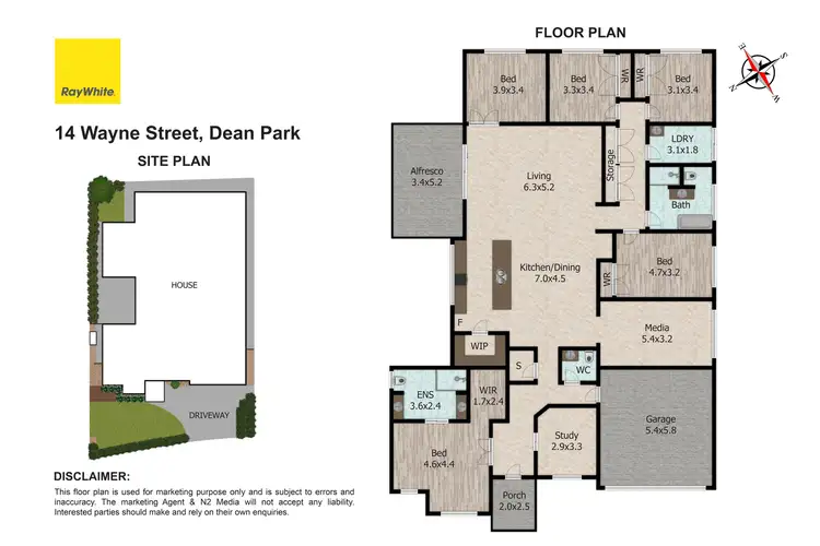 Floorplan of Homely house listing, 14 Wayne Street, Dean Park NSW 2761