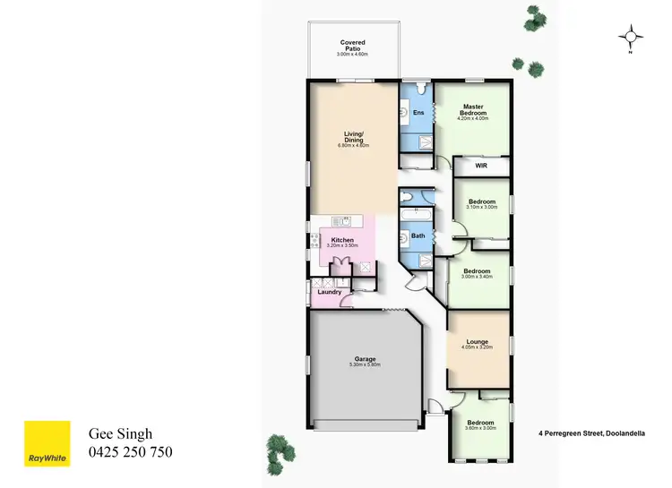 Floorplan of Homely house listing, 4 Perregreen Street, Doolandella QLD 4077