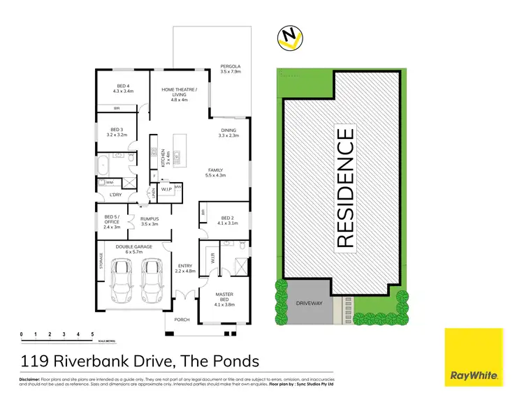 Floorplan of Homely house listing, 119 Riverbank Drive, The Ponds NSW 2769