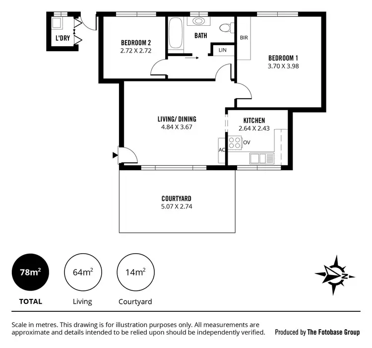 Floorplan of Homely house listing, 2/65 Press Road, Brooklyn Park SA 5032