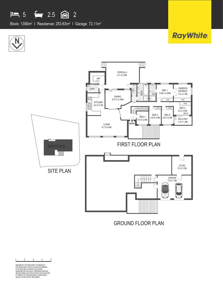 Floorplan of Homely house listing, 2 Kinleyside Crescent, Weetangera ACT 2614