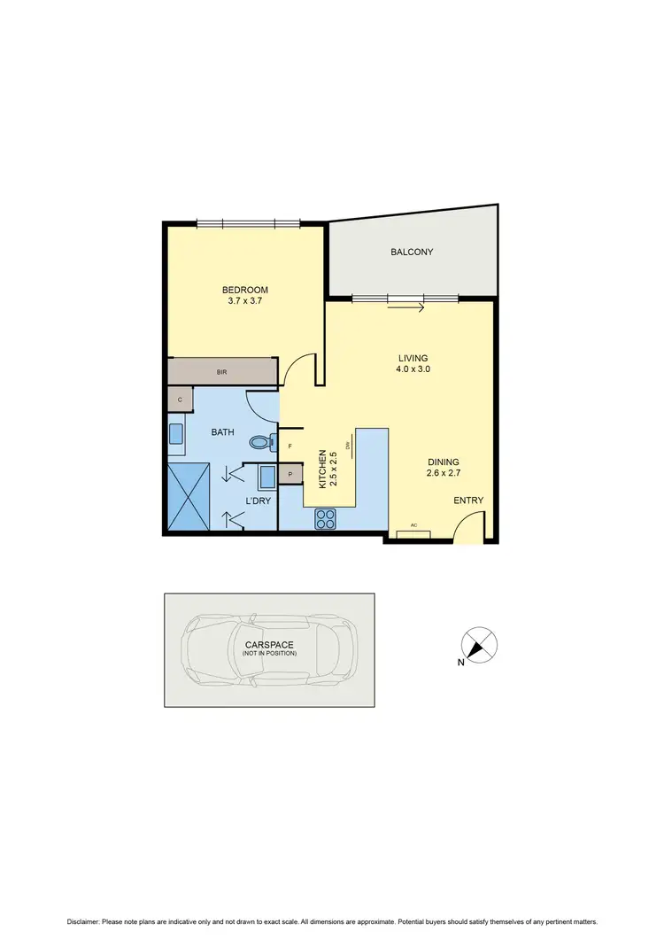 Floorplan of Homely apartment listing, 27/104 St Georges Road, Preston VIC 3072