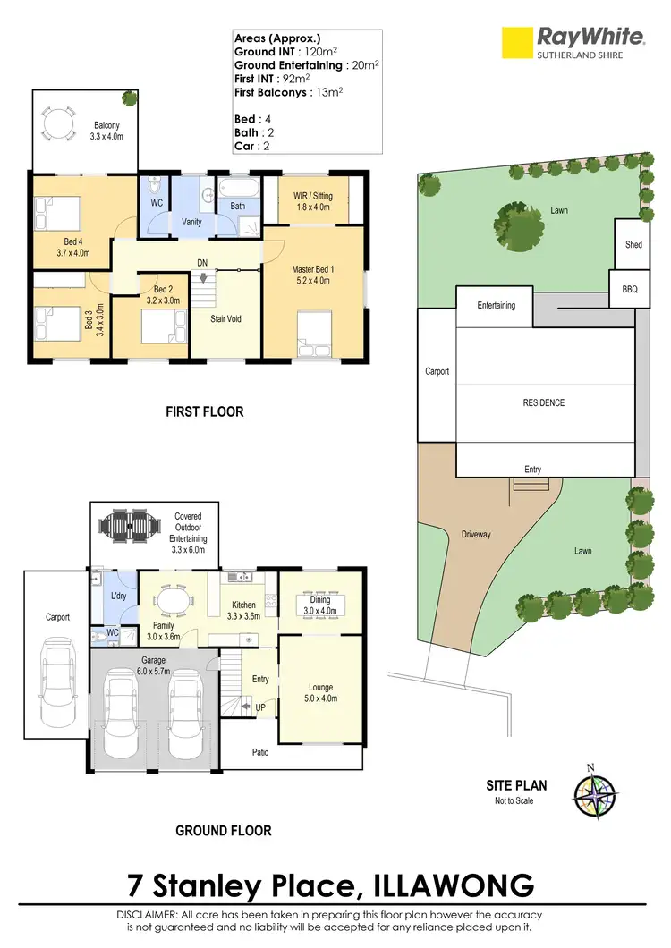 Floorplan of Homely house listing, 7 Stanley Place, Illawong NSW 2234