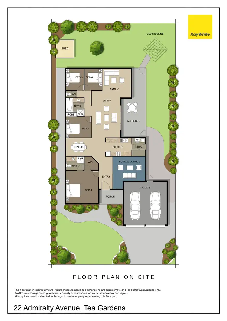 Floorplan of Homely house listing, 22 Admiralty Avenue, Tea Gardens NSW 2324
