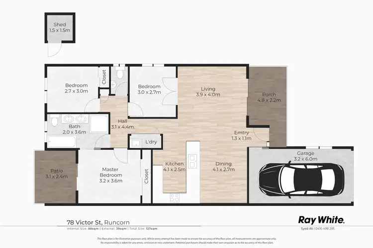 Floorplan of Homely house listing, 78 Victor Street, Runcorn QLD 4113
