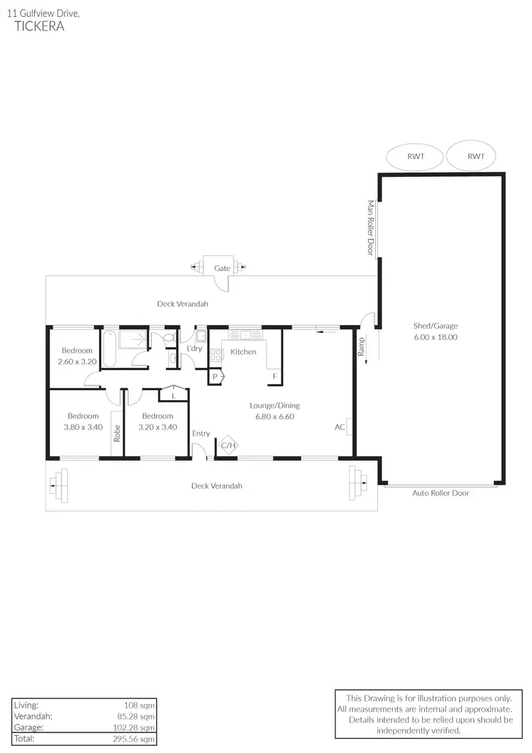 Floorplan of Homely house listing, 11 Gulfview Drive, Tickera SA 5555