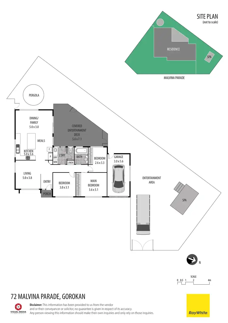 Floorplan of Homely house listing, 72 Malvina Parade, Lake Haven NSW 2263