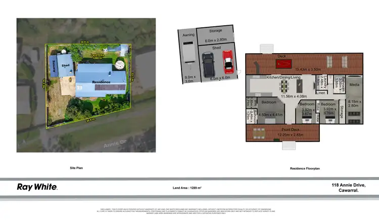 Floorplan of Homely house listing, 118 Annie Drive, Cawarral QLD 4702