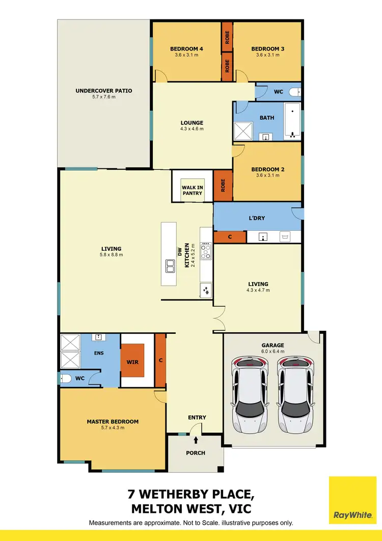 Floorplan of Homely house listing, 7 Wetherby Place, Melton West VIC 3337