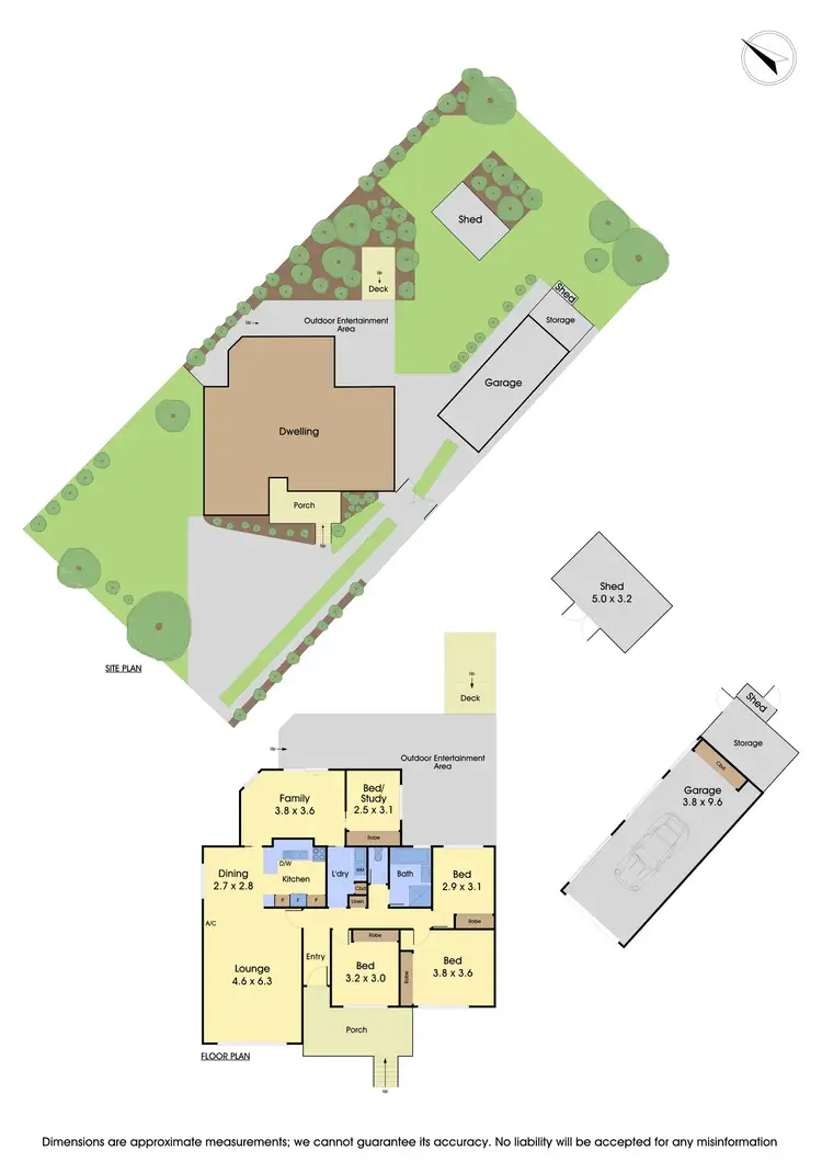 Floorplan of Homely house listing, 48 Crawford Road, Clarinda VIC 3169