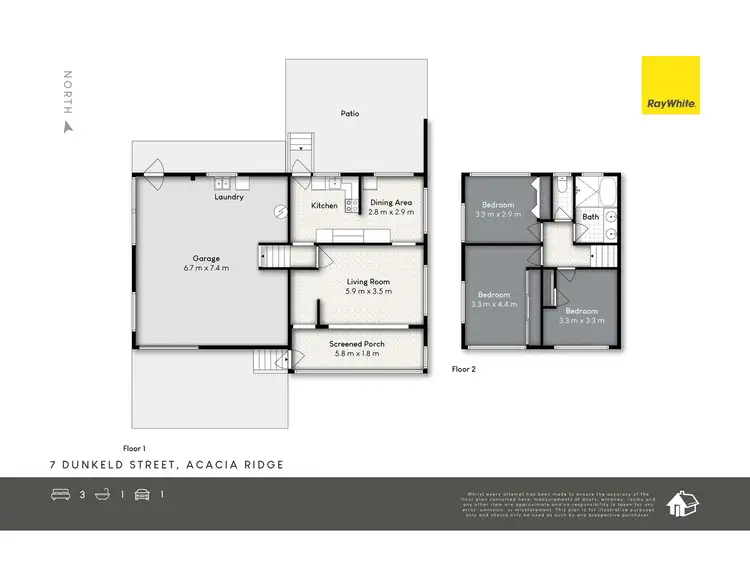 Floorplan of Homely house listing, 7 Dunkeld Street, Acacia Ridge QLD 4110