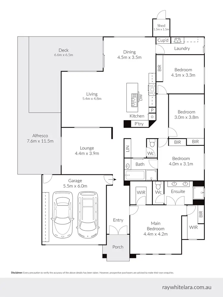 Floorplan of Homely house listing, 27 Weerana Way, Lara VIC 3212
