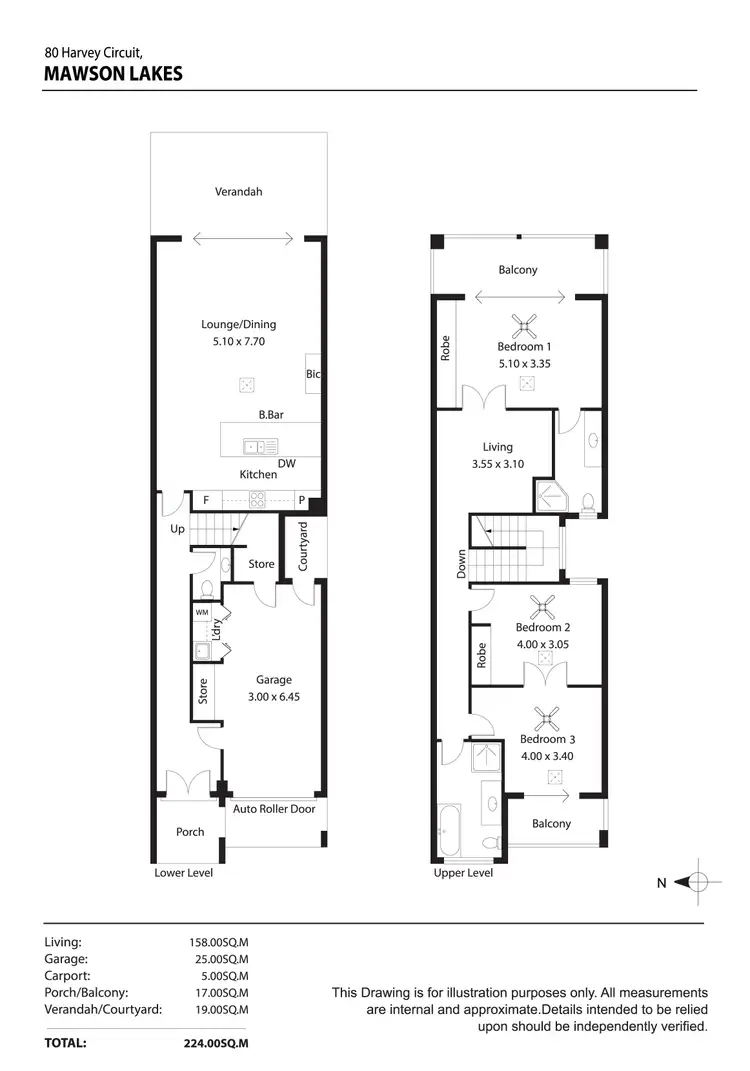 Floorplan of Homely house listing, 80 Harvey Circuit, Mawson Lakes SA 5095