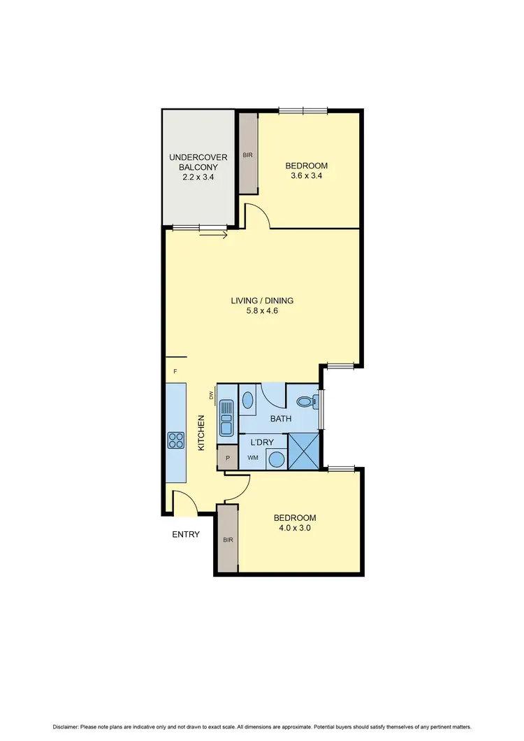 Floorplan of Homely apartment listing, 304/93-95 Holmes Street, Brunswick VIC 3056