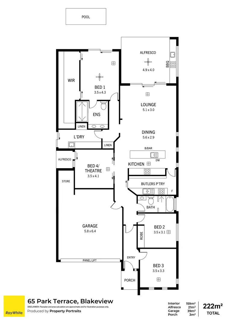Floorplan of Homely house listing, 65 Park Terrace, Blakeview SA 5114