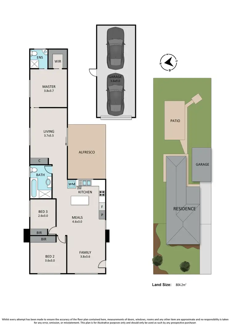 Floorplan of Homely house listing, 28 Leonard Street, Frankston VIC 3199
