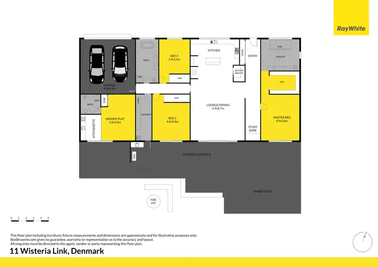 Floorplan of Homely house listing, 11 Wisteria Link, Hay WA 6333