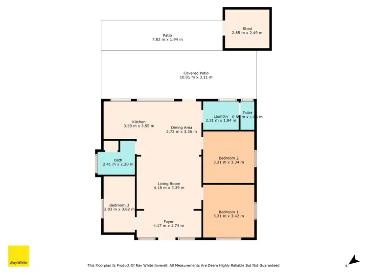 Floorplan of Homely house listing, 7 Reedy Street, Delungra NSW 2403