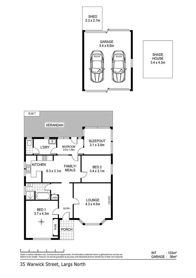 Floorplan of Homely other listing, 35 Warwick Street, Largs North SA 5016