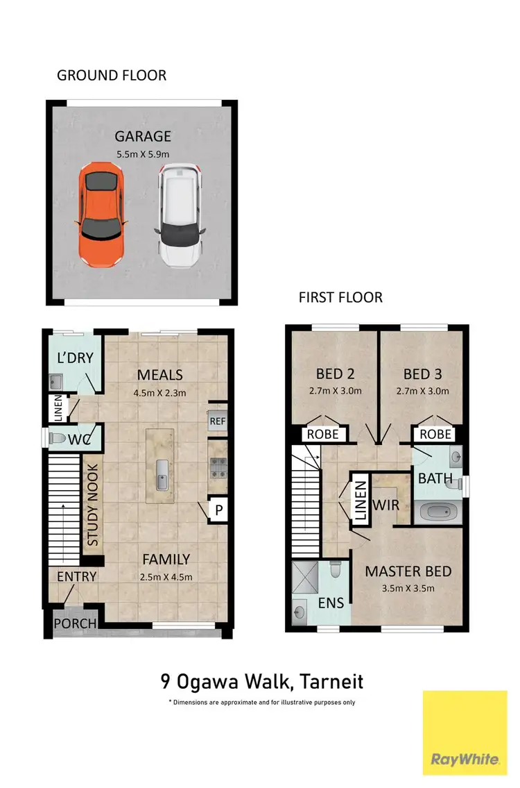 Floorplan of Homely house listing, 9 Ogawa Walk, Tarneit VIC 3029