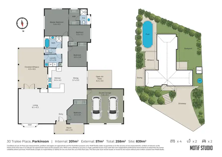Floorplan of Homely house listing, 30 Tralee Place, Parkinson QLD 4115