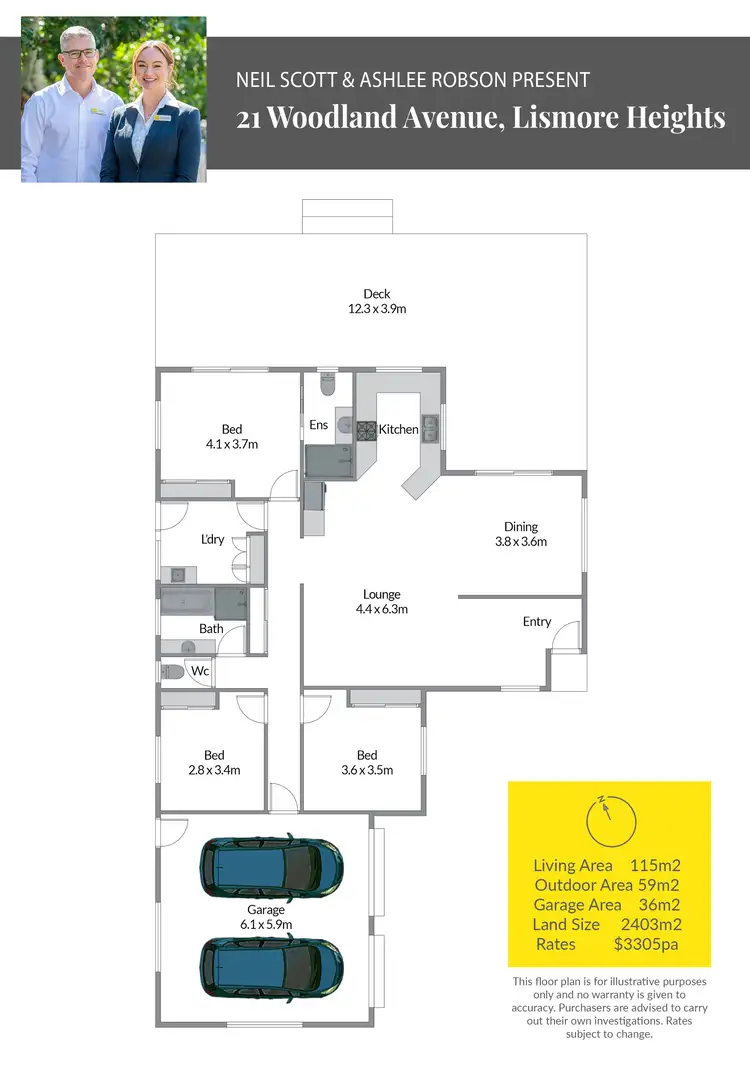 Floorplan of Homely house listing, 21 Woodland Avenue, Lismore Heights NSW 2480