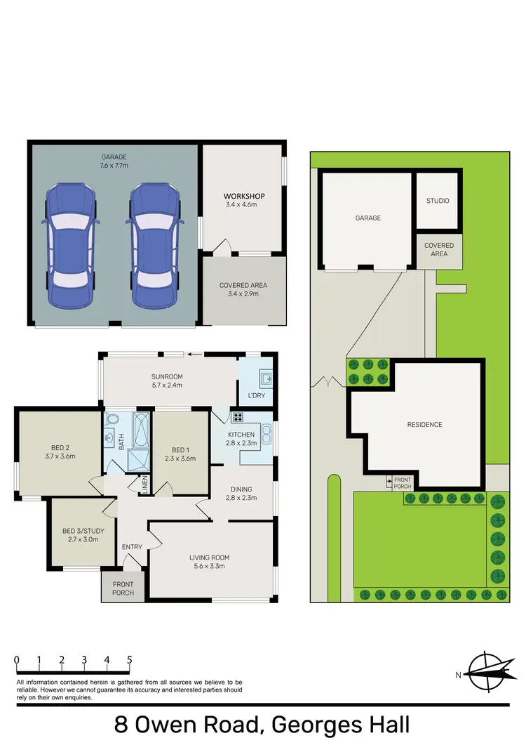 Floorplan of Homely house listing, 8 Owen Road, Georges Hall NSW 2198